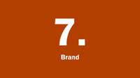 7. Brand